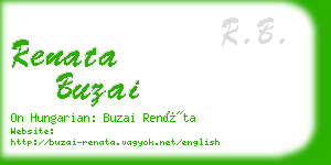 renata buzai business card
